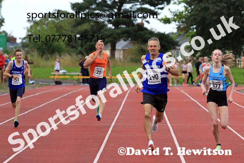 400 metres, 2023 NEGP 5 Monkton, Wed, July 26th. Photo: David T. Hewitson/Sports for All Pics